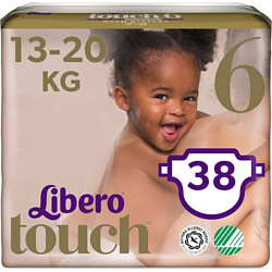 Libero Touch 6 Extra Large (13-20 кг) 38 шт