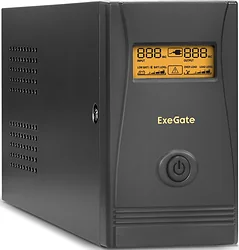 Источник бесперебойного питания ExeGate Power Smart ULB-850.LCD.AVR.EURO.RJ.USB (EP285478RUS)