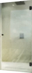Душевая дверь MaybahGlass 195x70.5 MGD-519-6 (сатин стекло/черный)