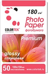 COLORTEK Глянцевая 10x15 180г/м 50л (113299)