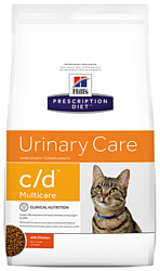 Hill's (1.5 кг) 6 шт. Prescription Diet C/D Multicare Feline Chicken dry