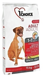 1st Choice (15 кг) Sensitive skin and coat ALL BREEDS for ADULTS