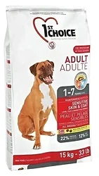 1st Choice (15 кг) Sensitive skin and coat ALL BREEDS for ADULTS 1st Choice (15 кг) Sensitive skin and coat ALL BREEDS for ADULTS