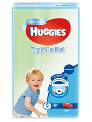 Huggies 5 для мальчиков (13-17 кг) 48 шт