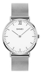 Skmei 1182 (серебристый, миланский браслет)