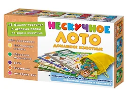 Логическая настольная игра Нескучные игры Нескучное лото Домашние животные 8233