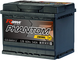 RDrive Phantom Diesel MF EUD-060054LB2 (60Ah)