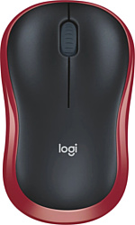 Мышь Logitech M186 black/red