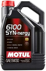 Motul 6100 Syn-nergy 5W-30 4л