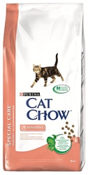 CAT CHOW Special Care Sensitive с овощами и злаками (15 кг)