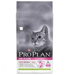 Purina Pro Plan Delicate feline rich in Lamb dry (10 кг)