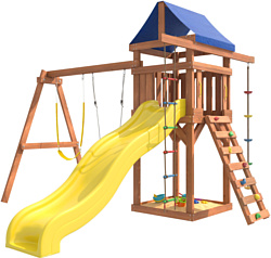 Детский спортивный комплекс National Tree Company С гибкими качелями и лодочкой IgroWoods ДП-11