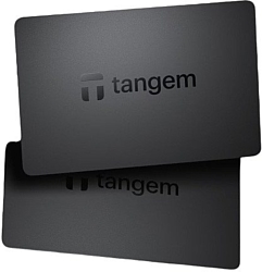 Аппаратный криптокошелек Tangem Wallet 2.0 набор из 2 карт (черный)
