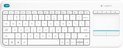 Logitech Wireless Touch Keyboard K400 Plus White