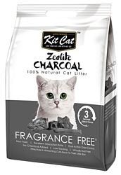 Kit Cat Zeolite Charcoal Fragrance Free 4кг
