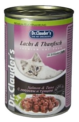 Dr. Clauder's Premium Cat Food консервы с лососем и тунцом (0.415 кг) 20 шт.