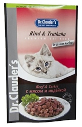 Dr. Clauder's Premium Cat Food пауч с мясом и индейкой (0.1 кг) 1 шт.