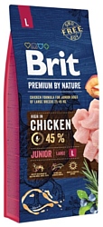 Brit (18 кг) Premium by Nature Junior L