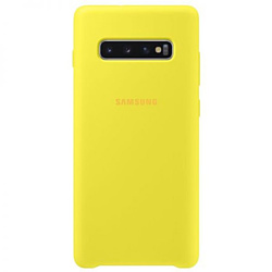 Samsung Silicone Cover для Samsung Galaxy S10 Plus (желтый)