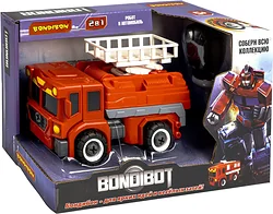 Конструктор Bondibon Bondibot 2 в 1 ВВ5259 Пожарная машина-робот