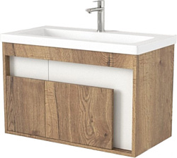 Тумба под умывальник Дабер 016 Тобага/Эридан 80 Т16.8Т.0.21 (дуб галифакс/белый) Тумба под умывальник Дабер 016 Тобага/Эридан 80 Т16.8Т.0.21 (дуб галифакс/белый)