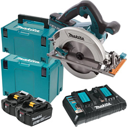 Дисковая пила Makita DHS710PT2J (с 2-мя АКБ)