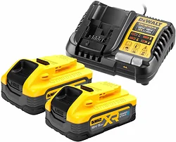 Аккумулятор с зарядным устройством DeWALT DCB1104H2 (18В/2x5 Ач + 12-18В)