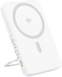 Baseus PicoGo Qi2 Magnetic Power Bank 5000mAh 20W (белый)