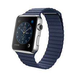 Apple Watch 42mm Stainless Steel with Midnight Blue Loop (MLFC2)