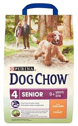 DOG CHOW Senior с курицей для собак пожилого возраста (2.5 кг)