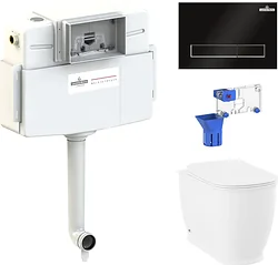 Унитаз Lavinia Boho Relfix Bell Pro 5 в 1 87060208 (черный пластик)