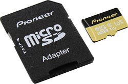 Pioneer APS-MT1D-016 microSDHC 16Gb + SD Adapter