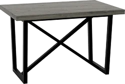 Кухонный стол TMB Loft Бронсон Дуб 1200x600 40 мм (угольный серый)
