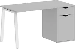 Стол для работы Riva Home Office VR.SP-3-138.1.A White (серый) Стол для работы Riva Home Office VR.SP-3-138.1.A White (серый)