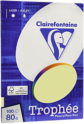 Clairefontaine Trophee A4 80 г/кв.м 100 л 4107C (светло-желтый)