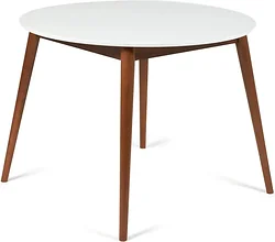 Кухонный стол TetChair Bosco раскладной (белый/коричневый)