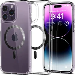 Чехол для телефона Spigen Ultra Hybrid iPhone 14 Pro Max MagFit ACS04827 (carbon fiber)