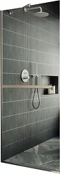 Душевая перегородка MaybahGlass 195x79 MGD-726-5у (прозрачное стекло/хром матовый) Душевая перегородка MaybahGlass 195x79 MGD-726-5у (прозрачное стекло/хром матовый)
