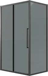 Душевой уголок Grossman Cosmo 130х100х195 120.K33.02.1310.21.10 (черный матовый/стекло тонированное)