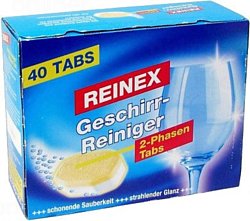 Reinex Geschirr-Reiniger "2 in 1" 40tabs