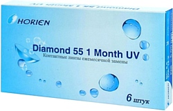 Horien Diamond 55 1 Month UV (от -1,00 до -6,00) 8.6mm Horien Diamond 55 1 Month UV (от -1,00 до -6,00) 8.6mm