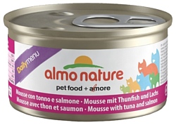 Almo Nature DailyMenu Adult Cat Mousse Tuna and Salmon (0.085 кг) 1 шт.