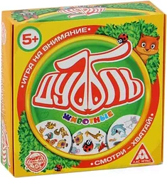 Логическая настольная игра Лас Играс Дуббль Животные 2579447