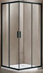 Душевой уголок Vincea Garda VSS-1G900CLB (черный/прозрачное)