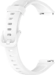 Ремешок Rumi силиконовый для Huawei Band 7 (белый)