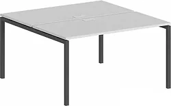 Стол для работы Norden 140x123.8x75 SG.242.WH.44.AN (антрацит/белый)