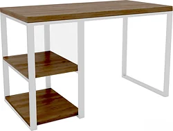 Стол для работы Hype Mebel Дэск-2 110x50 (белый/дуб галифакс олово) Стол для работы Hype Mebel Дэск-2 110x50 (белый/дуб галифакс олово)