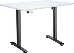 Стол для работы стоя ErgoSmart Electric Desk Slim 1200х650х25 мм (ясень Тронхейм/черный)