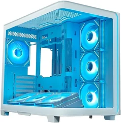 Корпус для компьютера XASTRA QR600 7ARGB C10-UC (белый) Корпус для компьютера XASTRA QR600 7ARGB C10-UC (белый)