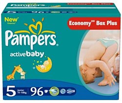 Pampers Active Baby 5 Junior (11-25кг) 96шт